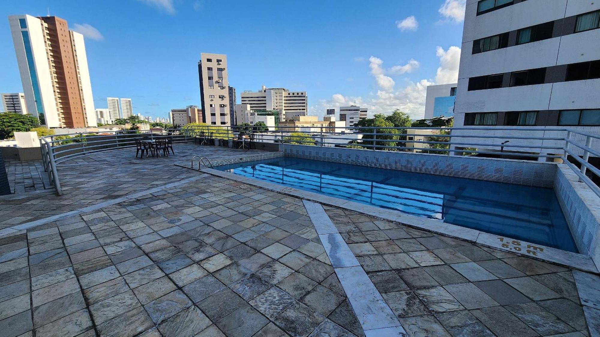 Flat No Condominio Metropolis - Ilha Do Leite Recife Exterior photo