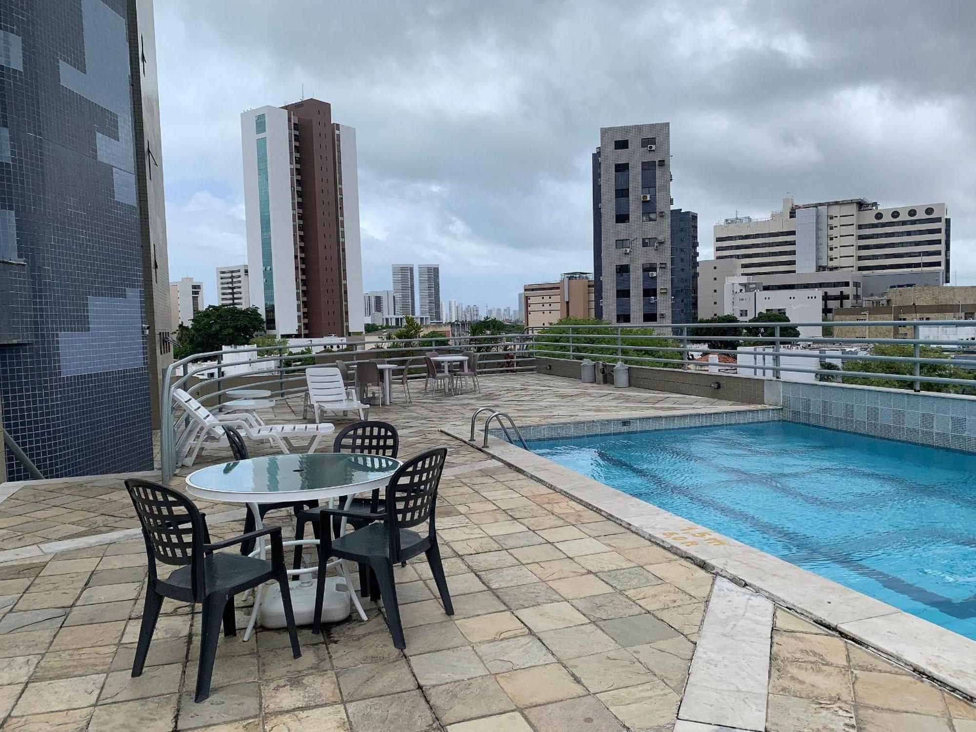 Flat No Condominio Metropolis - Ilha Do Leite Recife Exterior photo